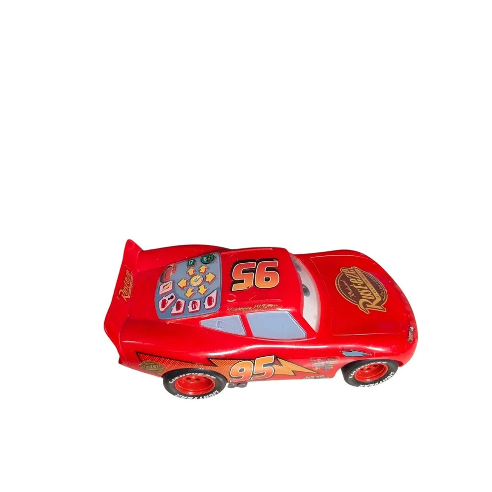 Disney Pixar Cars Fast Talking Lightning McQueen Red Race Car Untested For Parts